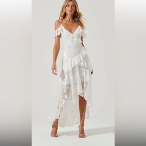 Pemberley Floral High Low Dress